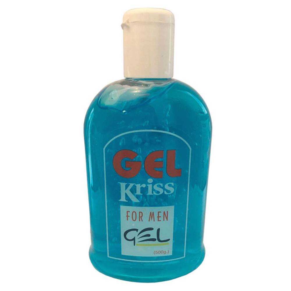 Kriss gel fijador cabello 500g for men (azul) (1 unidad)