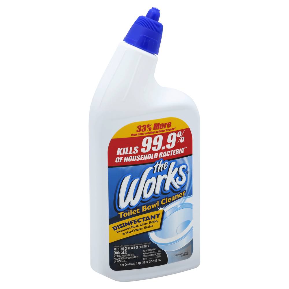 The Works Disinfectant Toilet Bowl Cleaner