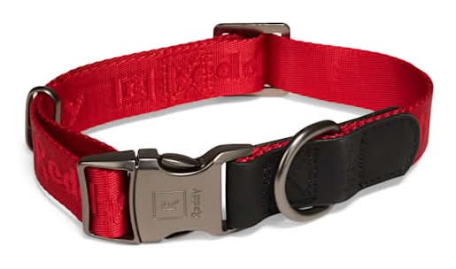 Reddy Jacquard Dog Collar, Red, Large
