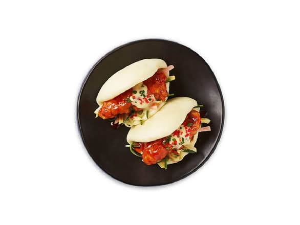 korean fried chicken bao buns