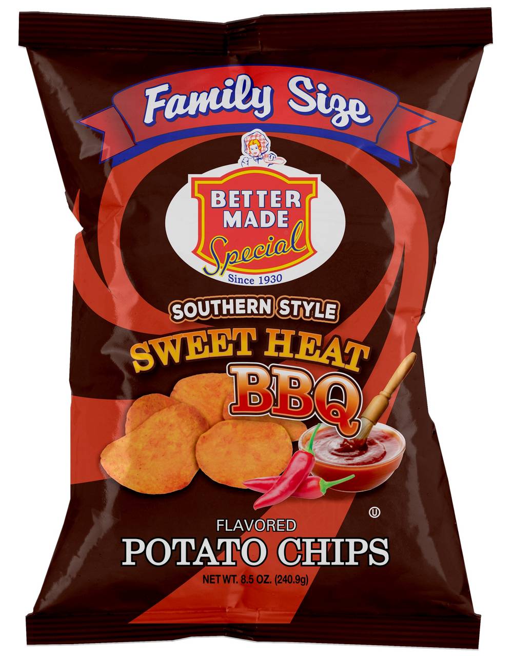 Better Made Potato Chips - Sweet Heat Bbq, 8.5 oz