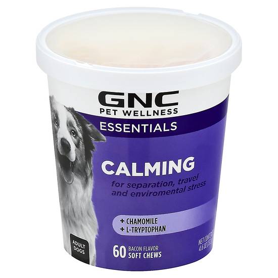 Gnc Essentials Adult Calming Bacon Flavor Soft Chews