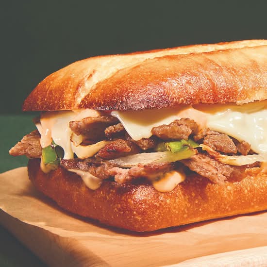 Philly Cheesesteak Oven-Toasted Sandwich