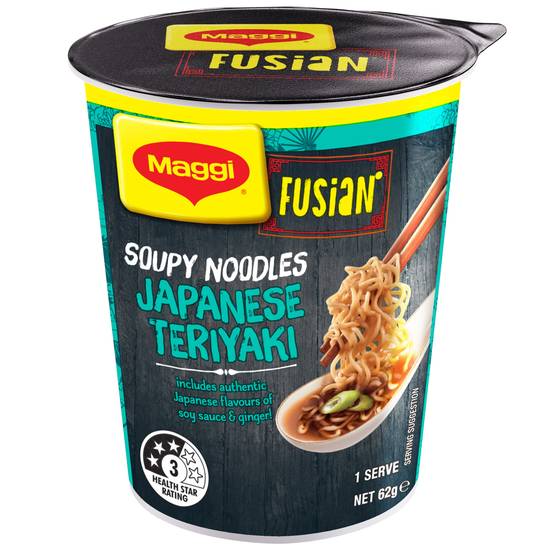 Nestle Maggi Fusian Noodle Cup Japanese Teriyaki 62g
