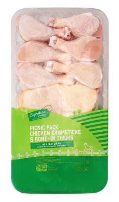 Signature Farms Chicken Drums & Thighs Picnic Pack - 5 Lb