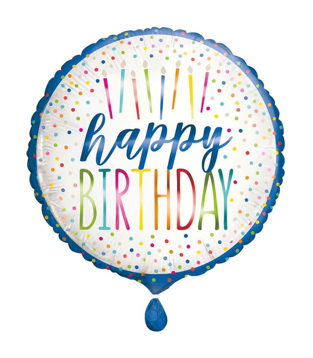 321 Party! 17" Silver Style Birthday Balloon