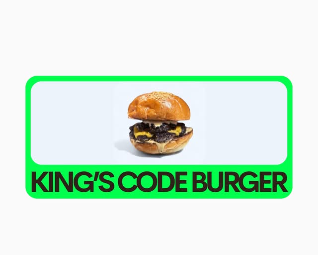 キングス コード ハンバーガー King's Code Hamburgerのデリバリー