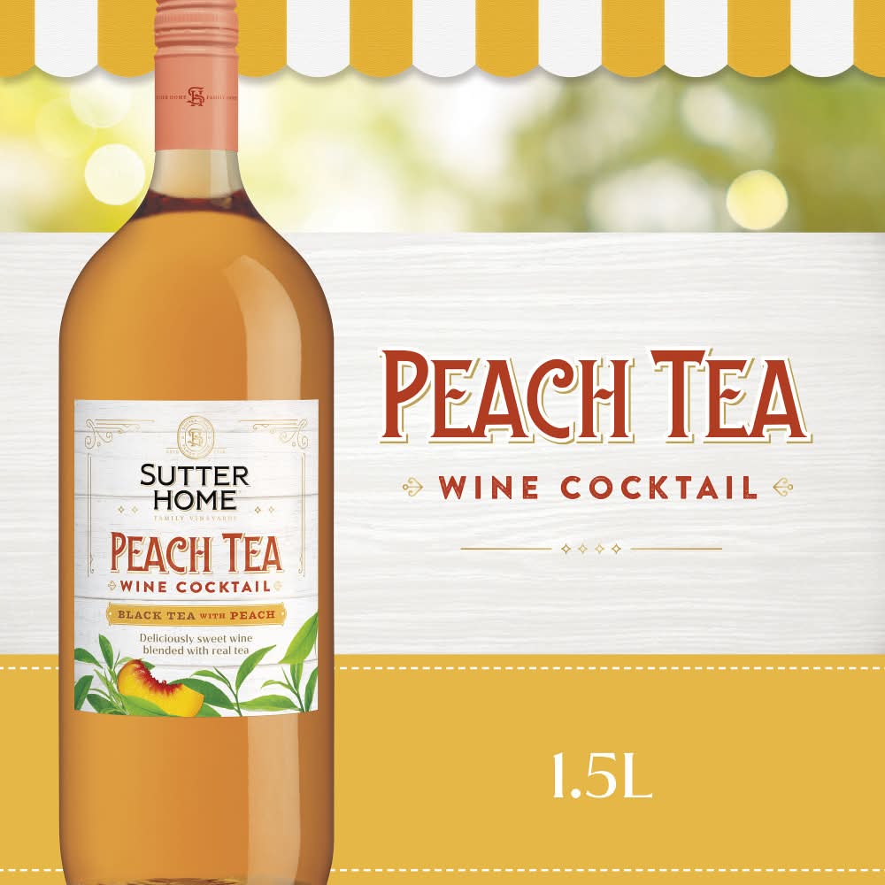 Sutter Home Peach Tea Wine Cocktail (1.5 L)