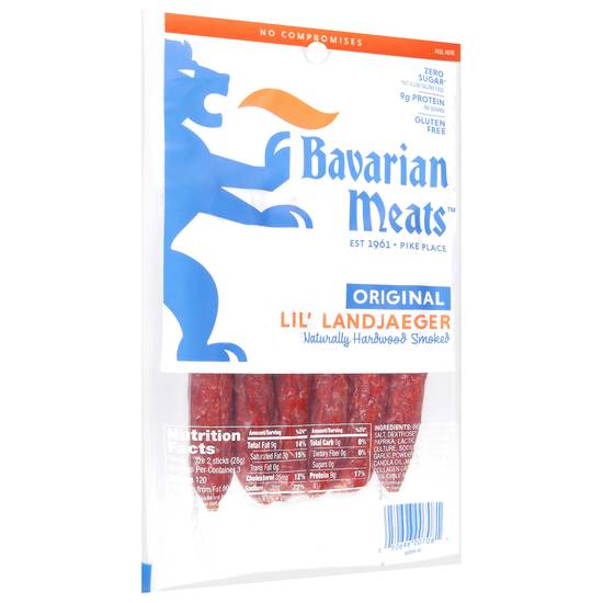 Bavarian Meats Original Hardwood Smoked Lil' Landjaeger Sticks (3 oz)