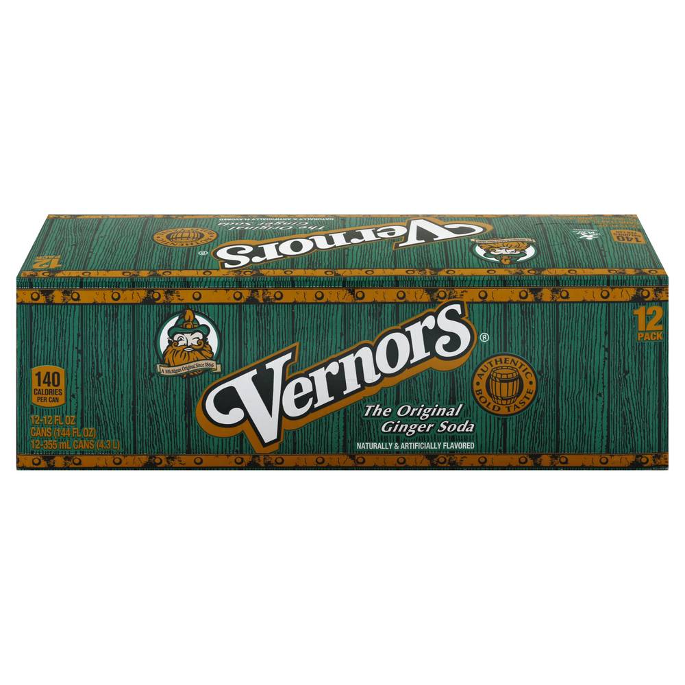 Vernors Original Ginger Soda (12 x 12 fl oz)