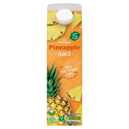 Morrisons 100% Prue Pressed Fruitjuice (pineapple) (1 L)