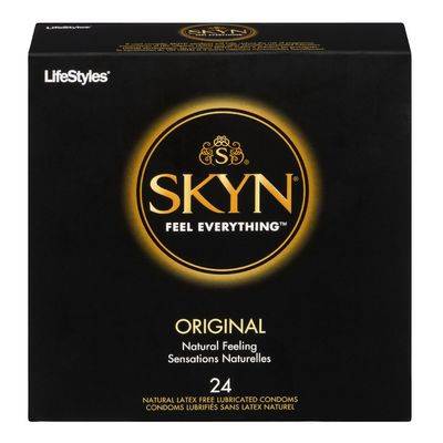 Lifestyles Original Natural Feeling Latex Condoms (24 units)