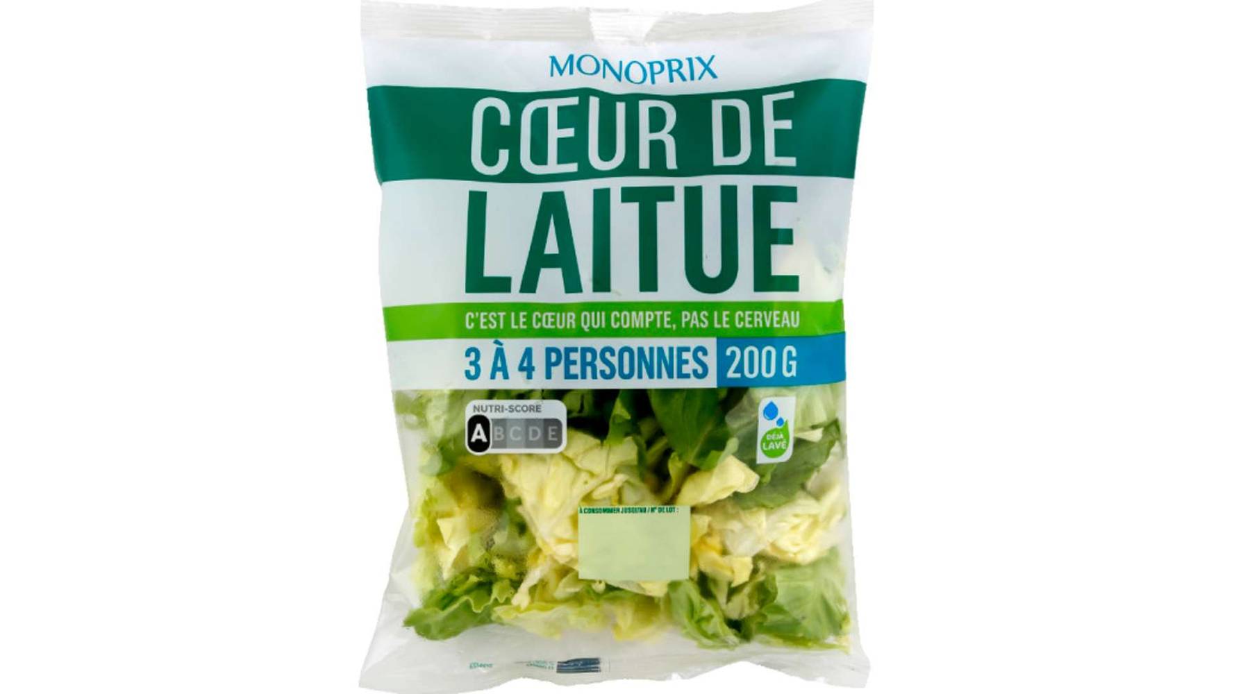 Monoprix Coeur de laitue Le sachet de 200g