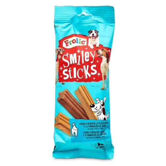 Snack para perros smiley sticks Frolic bolsa 175 g