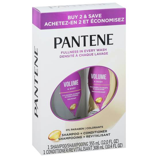 Pantene Volume & Body Shampoo and Conditioner Set (1 set)