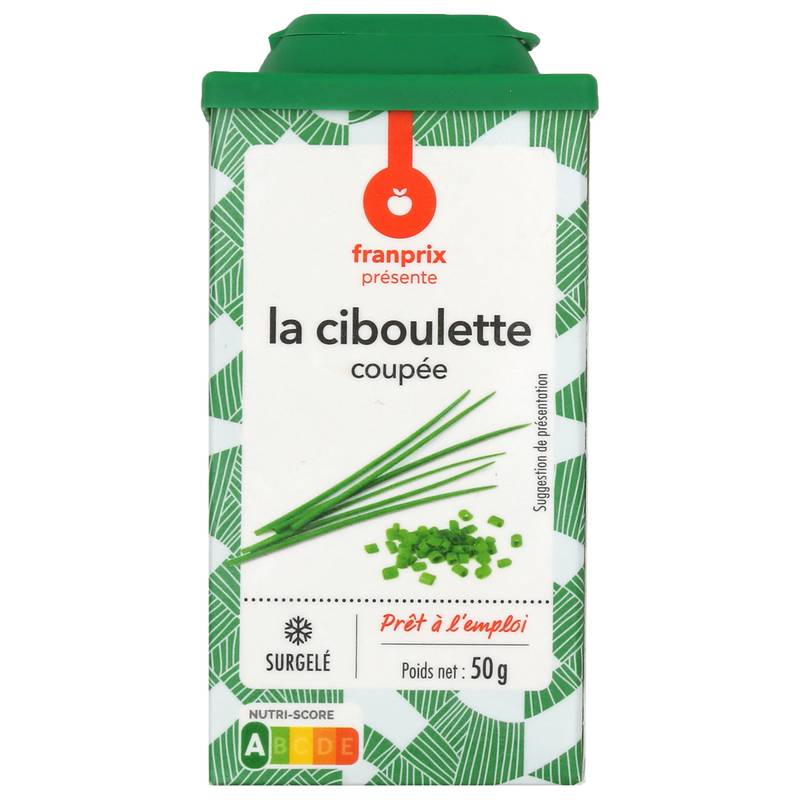 Ciboulette coupée franprix 50g