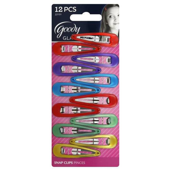 Goody Glam Girls Snap Clips (12 ct)