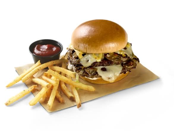 Mushroom Swiss Burger