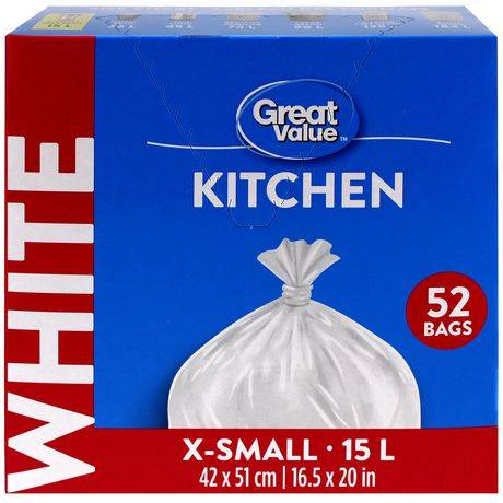 Great Value Kitchen Garbage Bags (x-small)