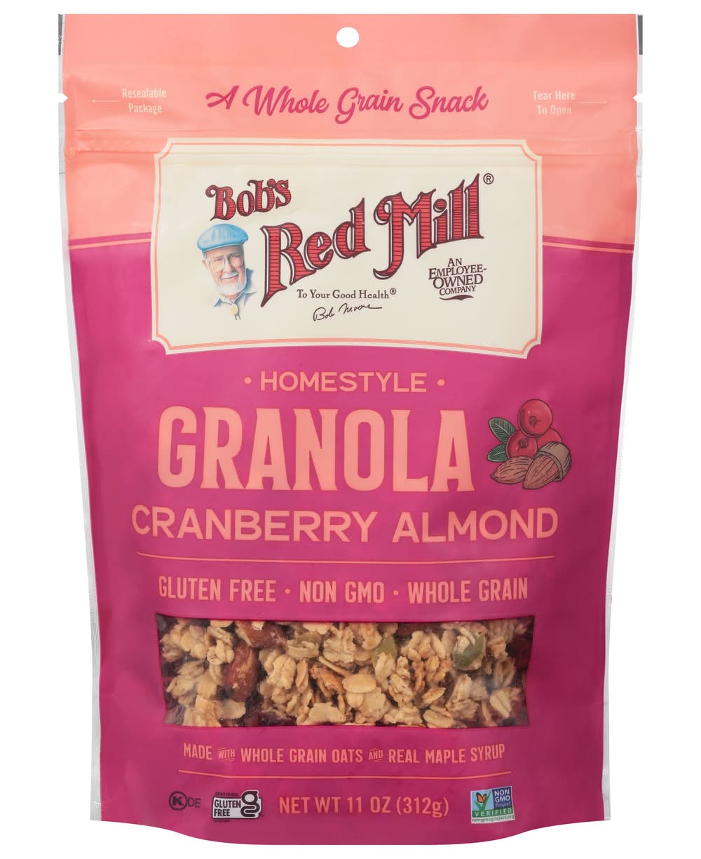 Bob's Red Mill Whole Grain Granola, Cranberry-Almond (11 oz)