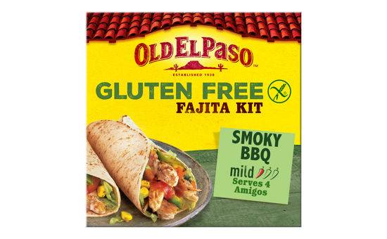 Old El Paso Gluten Free Fajita Kit Smokey BBQ 462g