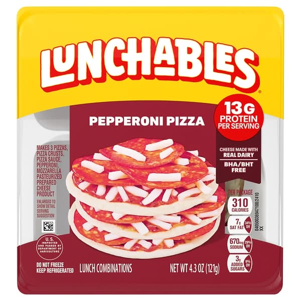 Lunchables , Pepperoni Pizza Lunch Combinations
