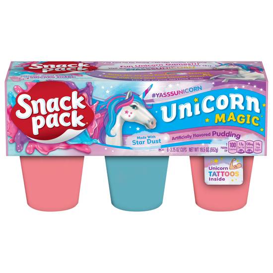 Snack pack Unicorn Magic Pudding (6 ct)