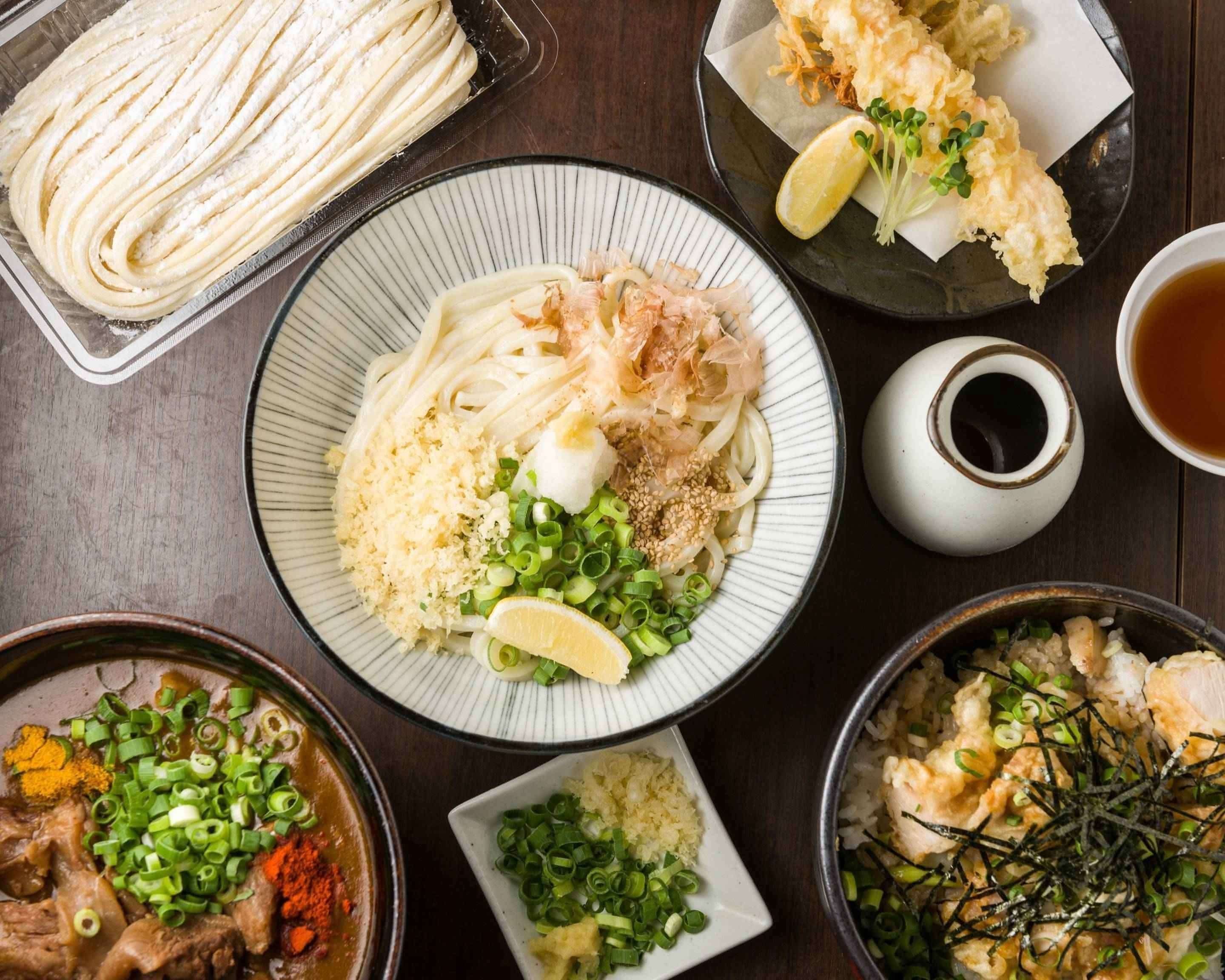 花 udontondon 讃岐のおうどん 花は咲く 新宿戸山店 UDON HANAHASAKU SHINJUKUTOYAMA