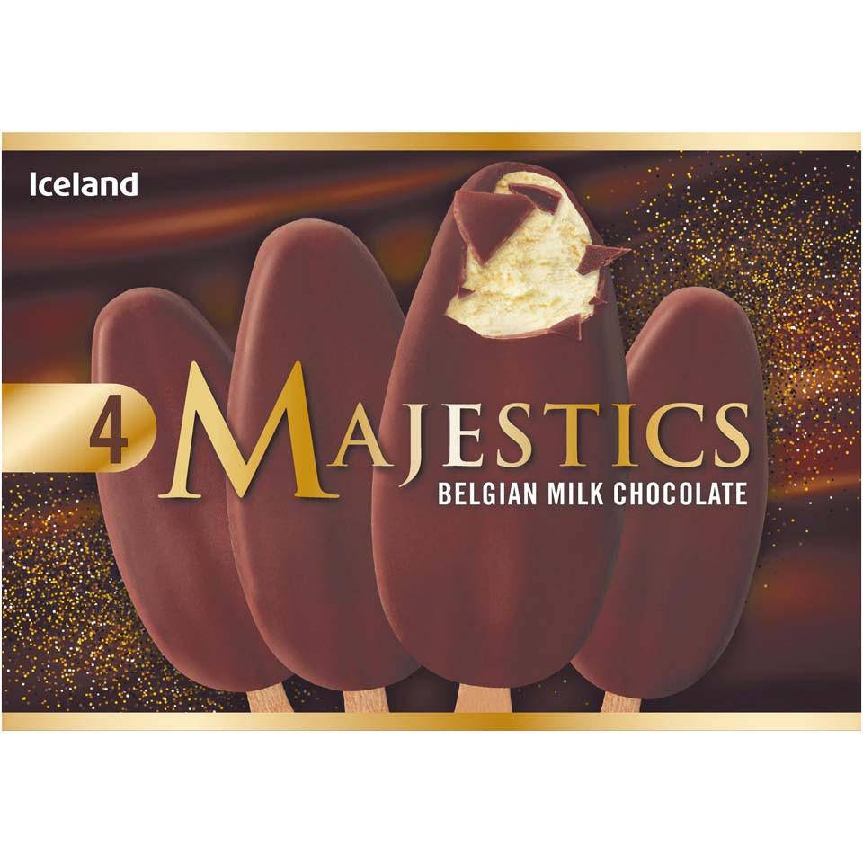 Iceland Belgian Milk Chocolate Majestics (vanilla )