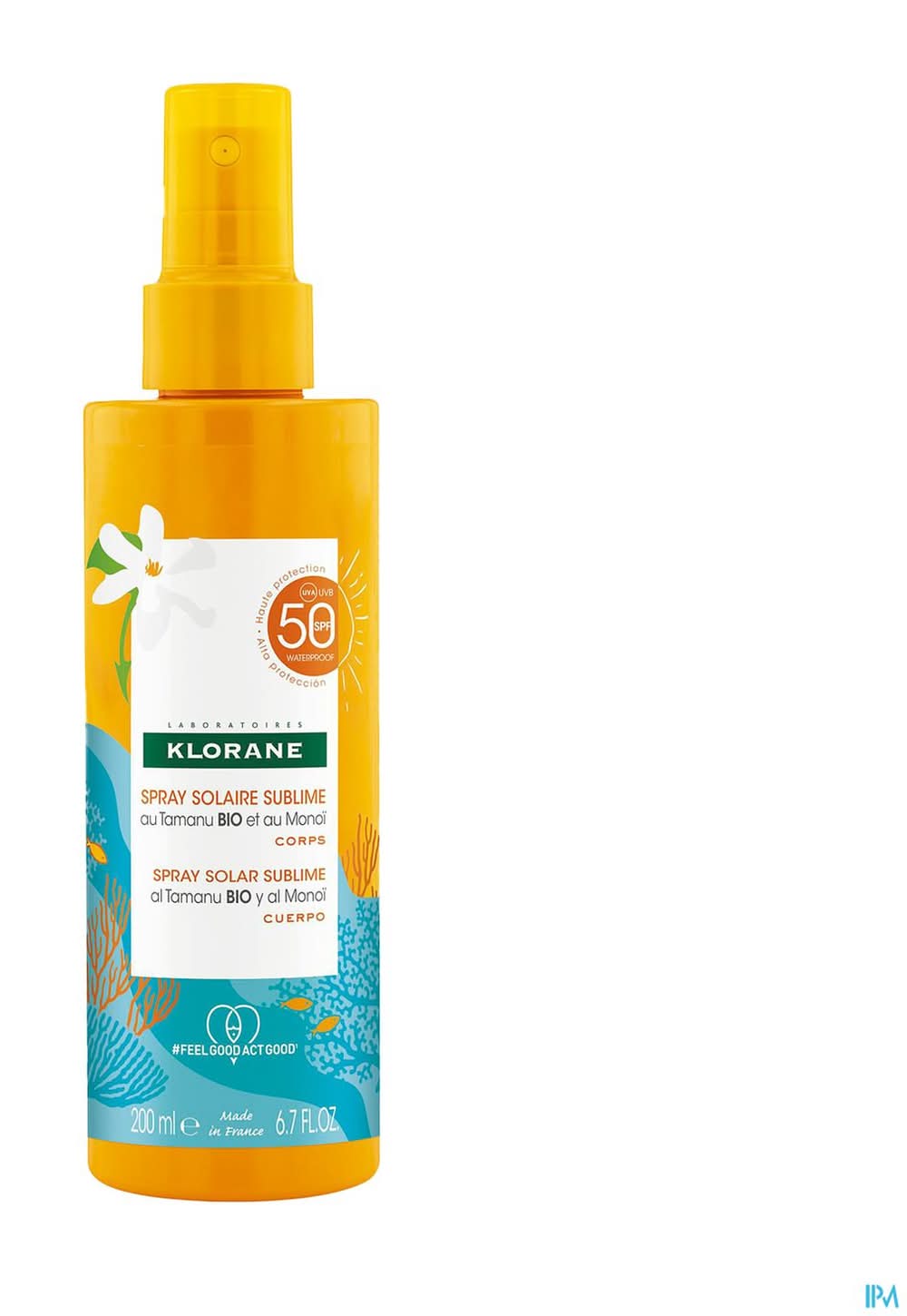 Klorane - Polysianes spray solaire sublime spf50 (200ml)