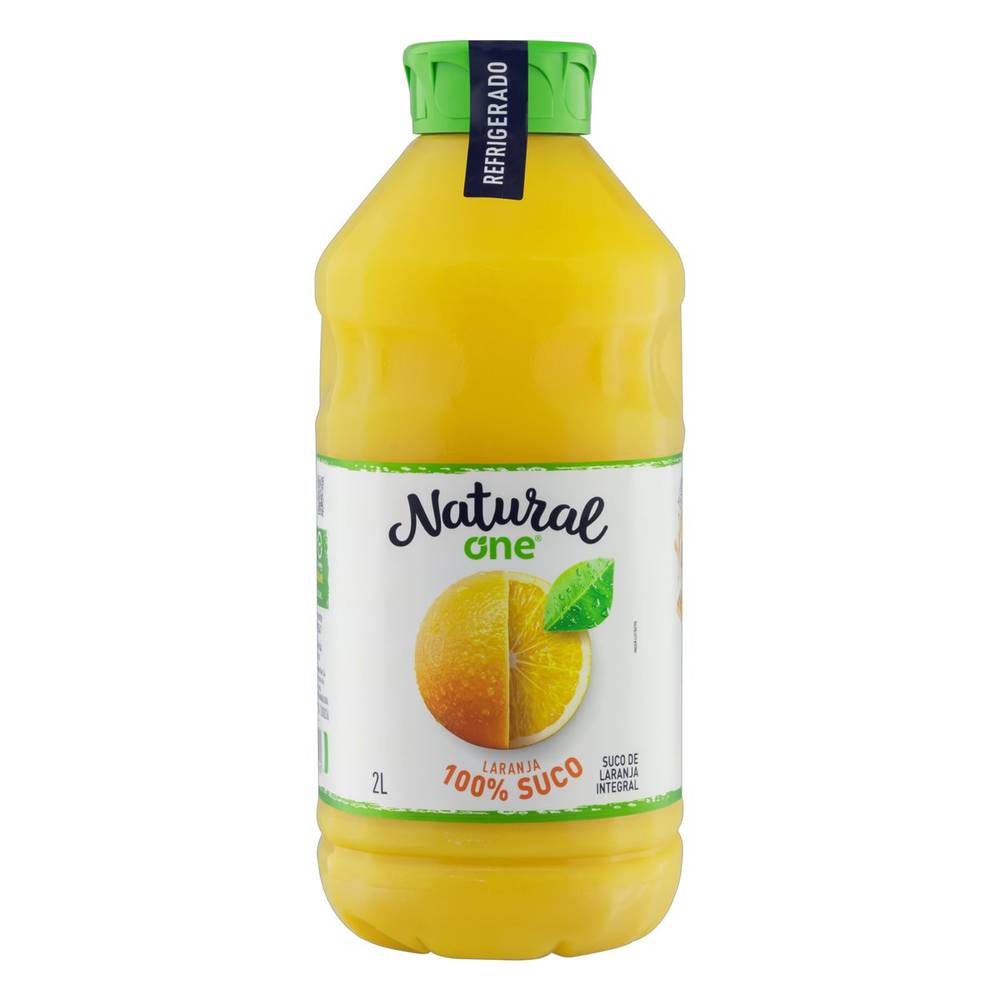 Natural one suco de laranja integral refrigerado (2 l)