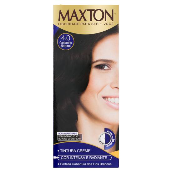 Embelleze tintura creme maxton 4.0 castanho natural (1 unidade)