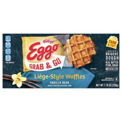 Kellogg's Eggo Waffles Liege Vanilla 7.76oz - 7.76 OZ