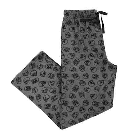 Holiday Microfleece Pants Medium Skulls