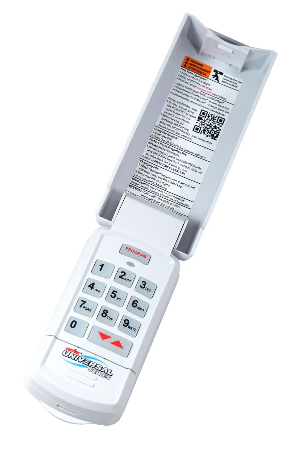 Genie 3 Door Wireless Keyless Entry For All Major Garage Door Opener Brands