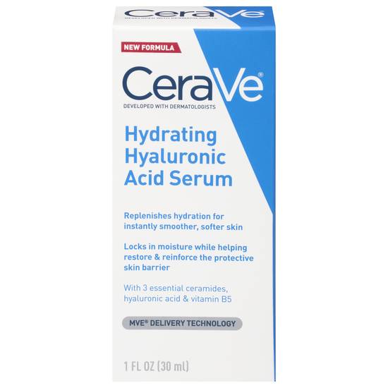 Cerave Hydrating Hyaluronic Acid Face Serum (1 oz)