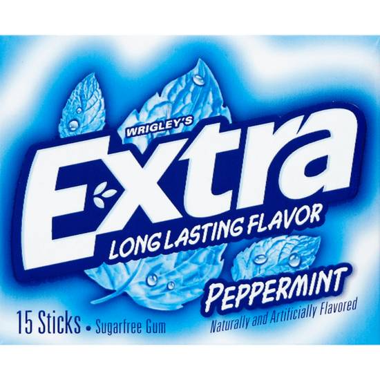 Wrigley's Extra Peppermint Gum 15stk