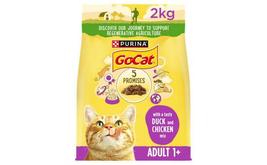 Go-Cat Adult Cat Food with Chicken and Duck 2kg