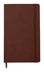 Think Ink Genuine Bonded Leather Journal 240 Line Pages, Brown