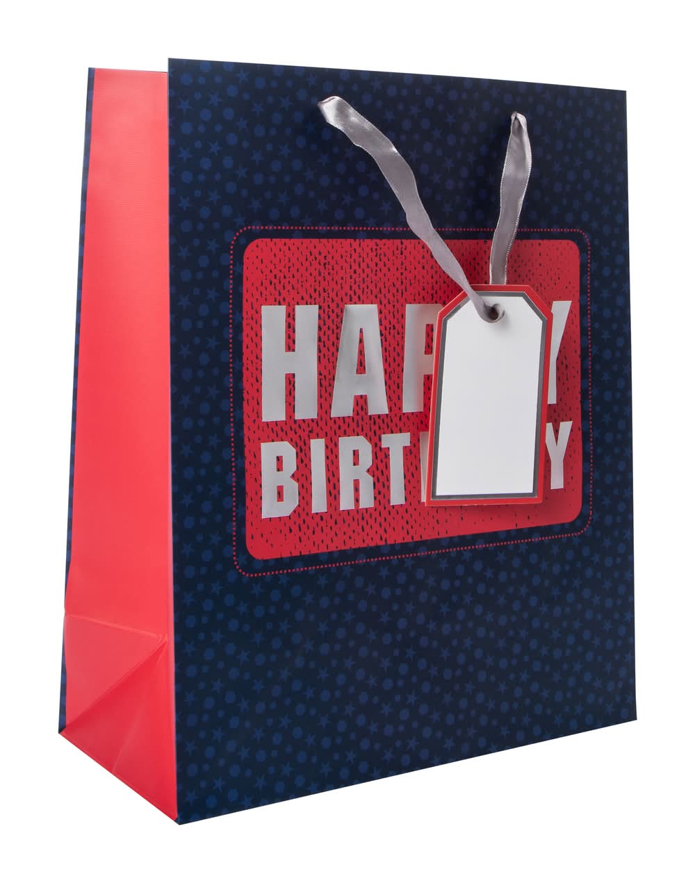Happy Birthday Gift Bags Dark Blue