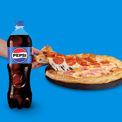 Pizza mediana Croissant 1-4 ingredientes + Adicional