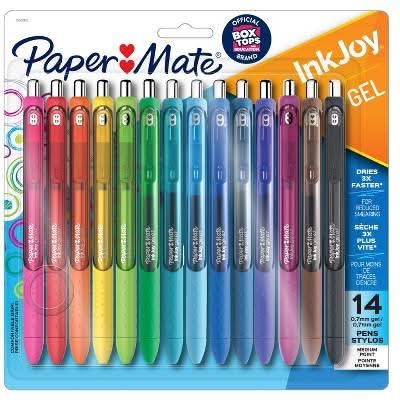 Paper Mate Medium Point 0.7 mm Inkjoy Gel Pens, Assorted (14 ct)
