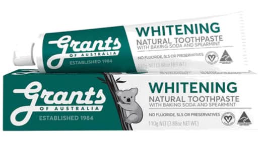 Grants Of Australia Whitening Toothpaste With Baking Soda (110g)