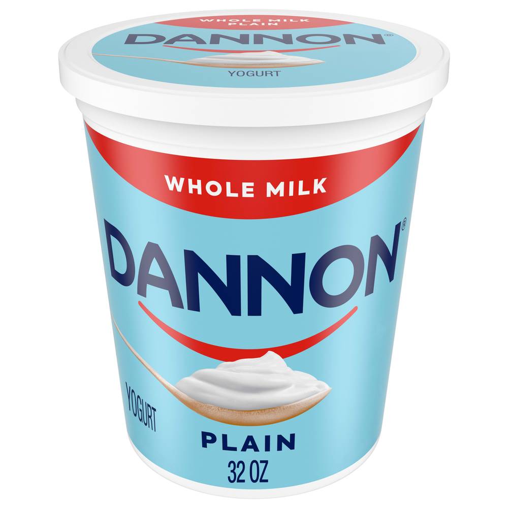 Dannon Whole Wilk Plain Yogurt