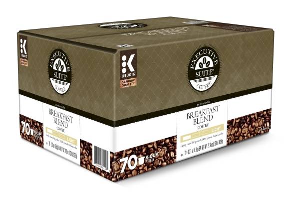 Executive Suite Single-Serve Coffee K-Cup Pods, Breakfast Blend (21.9 oz, 70 ct)
