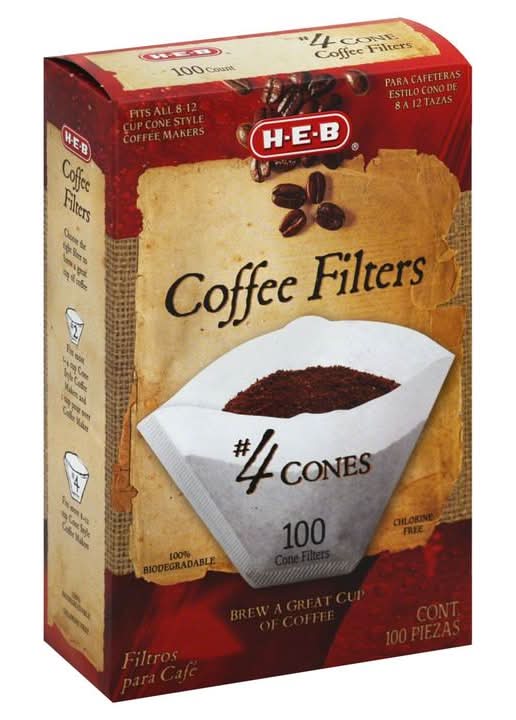 Hill Country Fare · Filtro para café cónico #4 (100 g)