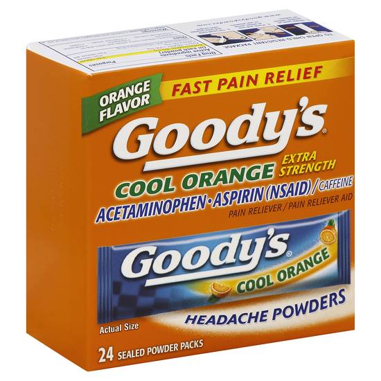 Goodys Pain Reliever Powder Orange Flavor (24 ct)