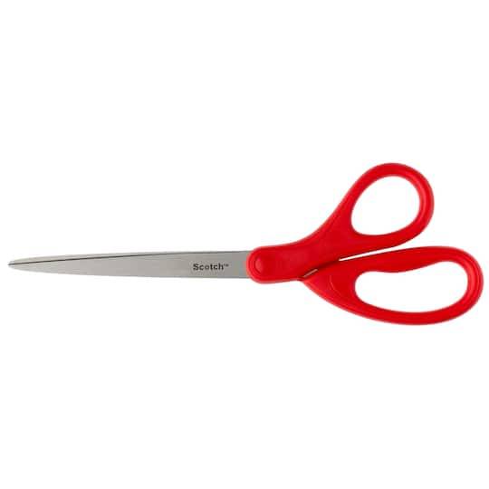 Scotch Household Scissors, 8 Inches, Red