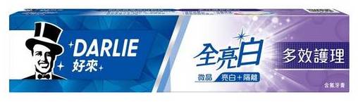 好來全亮白多效護理牙膏140g#4710168716571