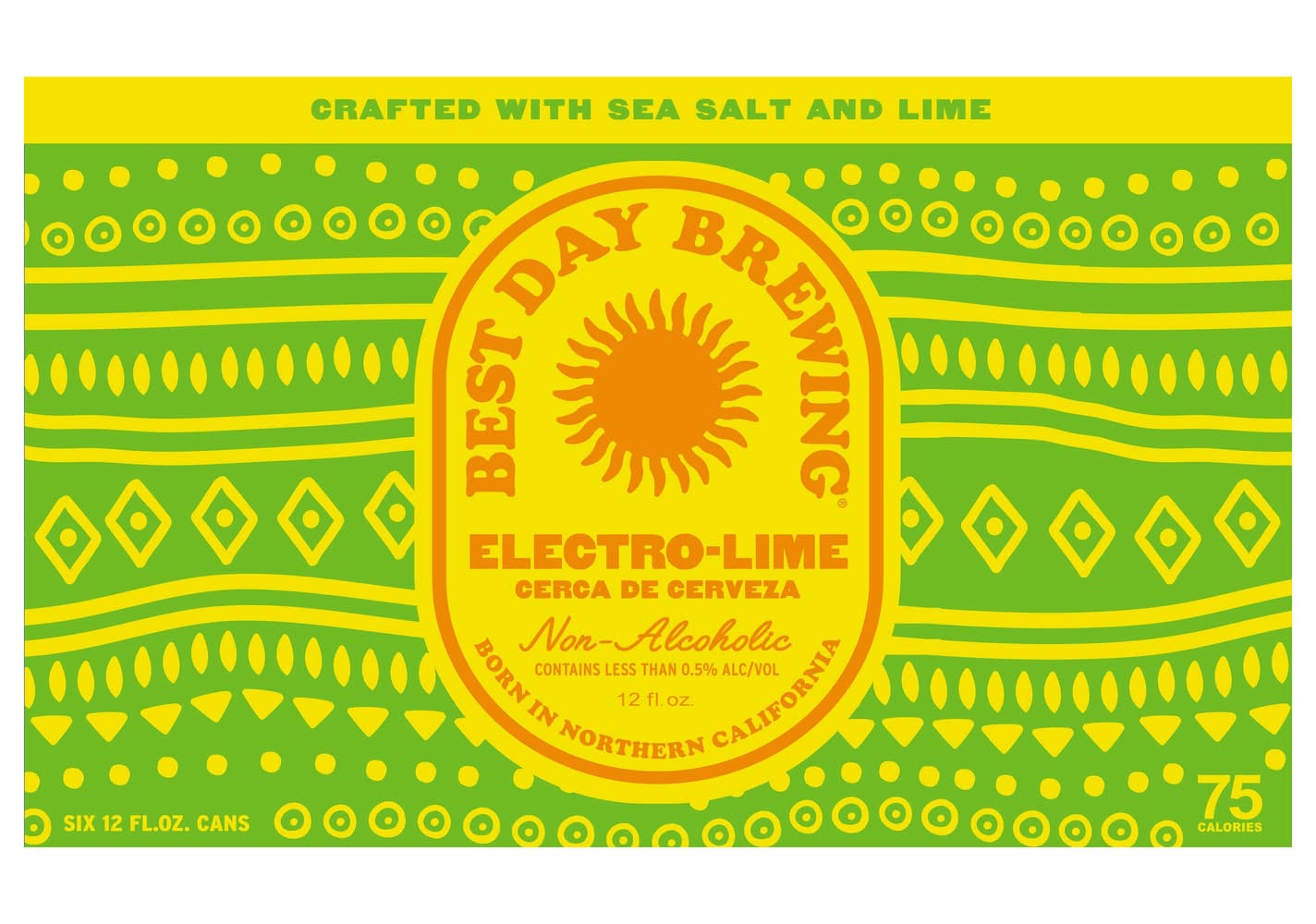 Best Day Brewing Electro Lime Beer (6 x 12 fl oz)